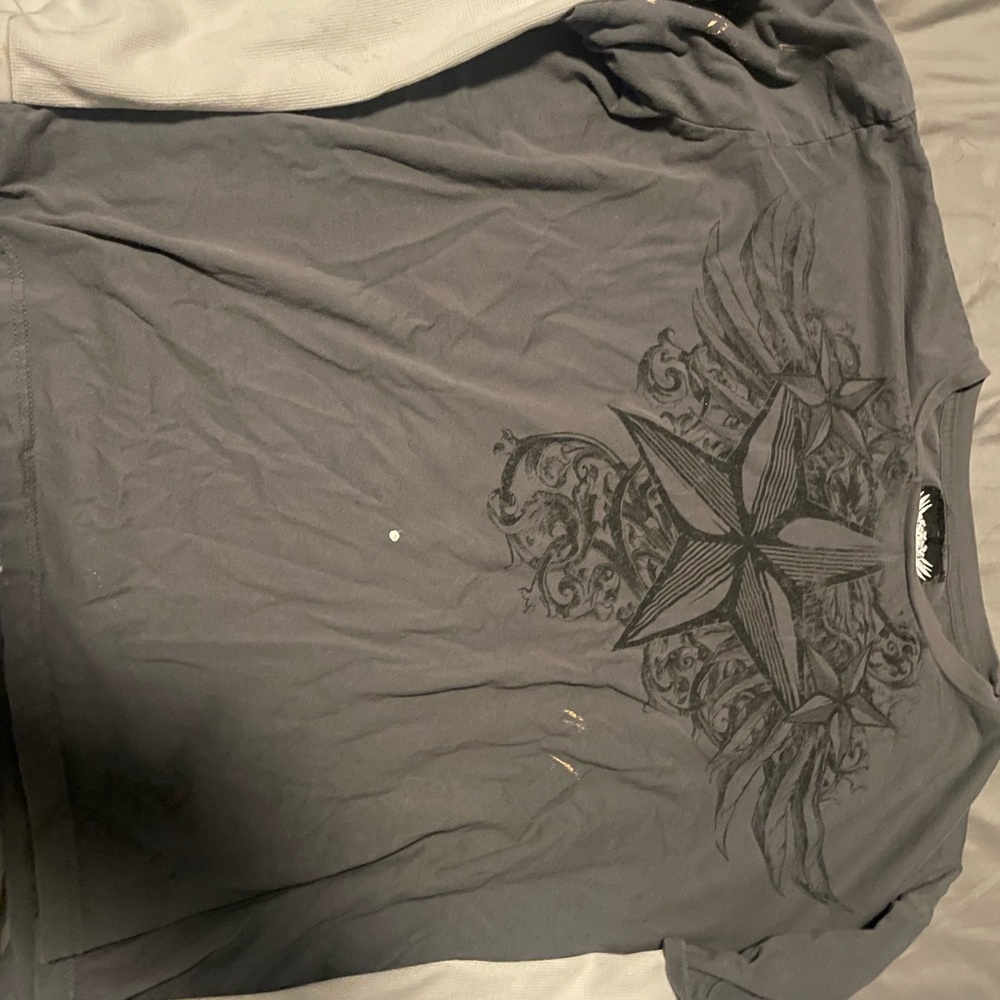 Men's Gray Graphic T-Shirt